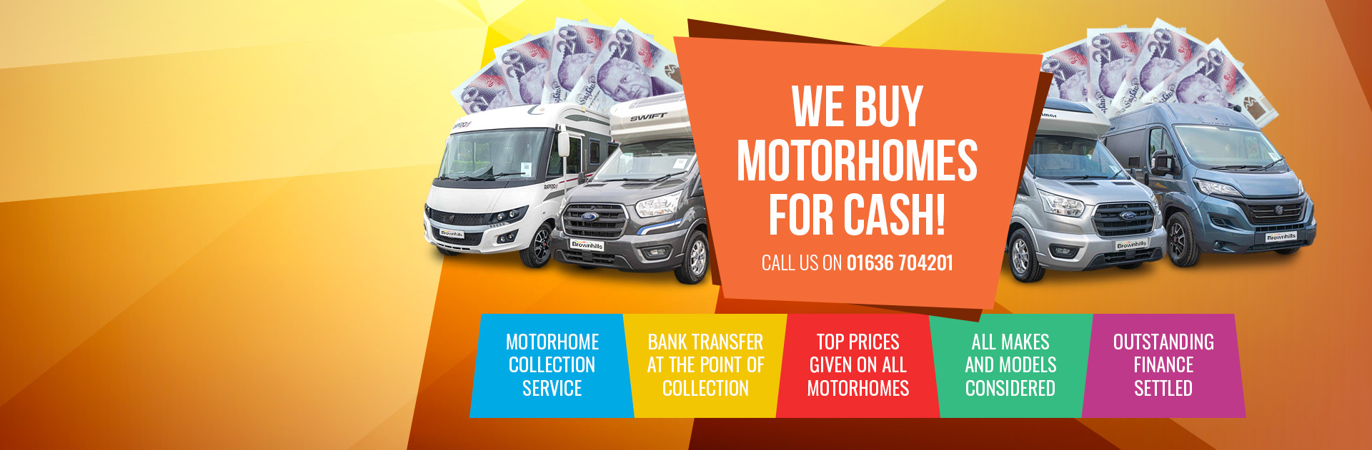 We Buy Motorhomes For Cash