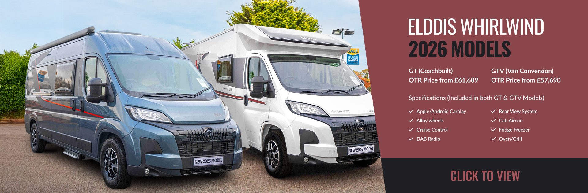 Elddis Whirlwind 2026 Models