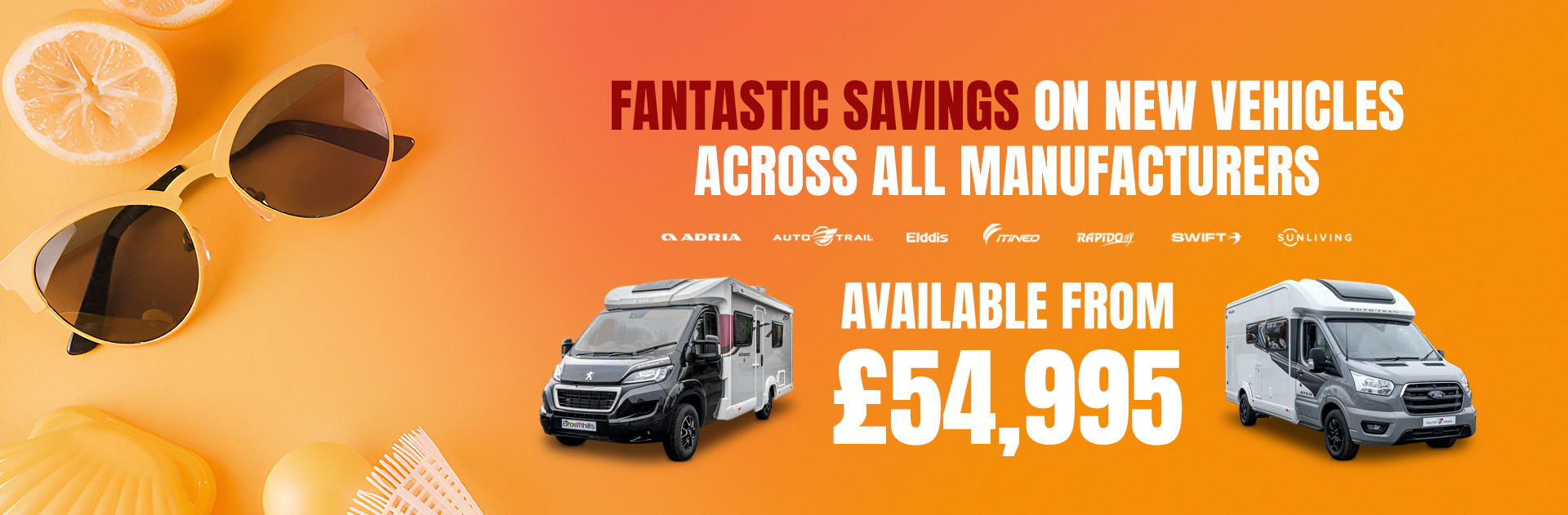 Fantastic Savings on New Motorhomes 2024