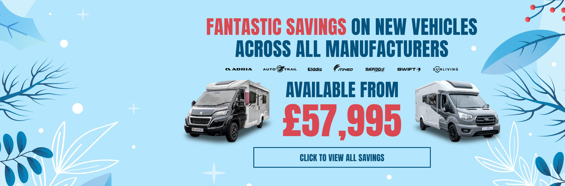 Fantastic Savings on New Motorhomes 2024